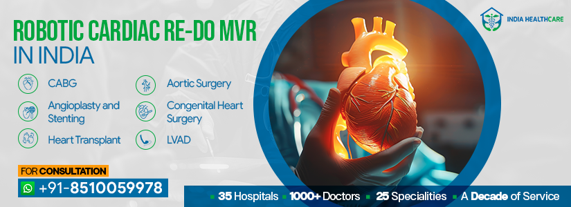 Robotic Cardiac Re-Do MVR in India